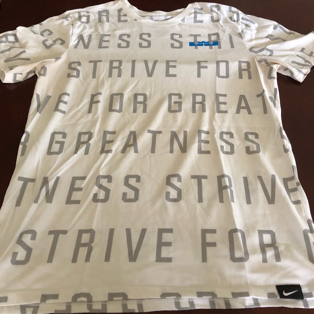 🔥🔥🔥Nike LBJ Dri-fit “strive for greatness”Shirt